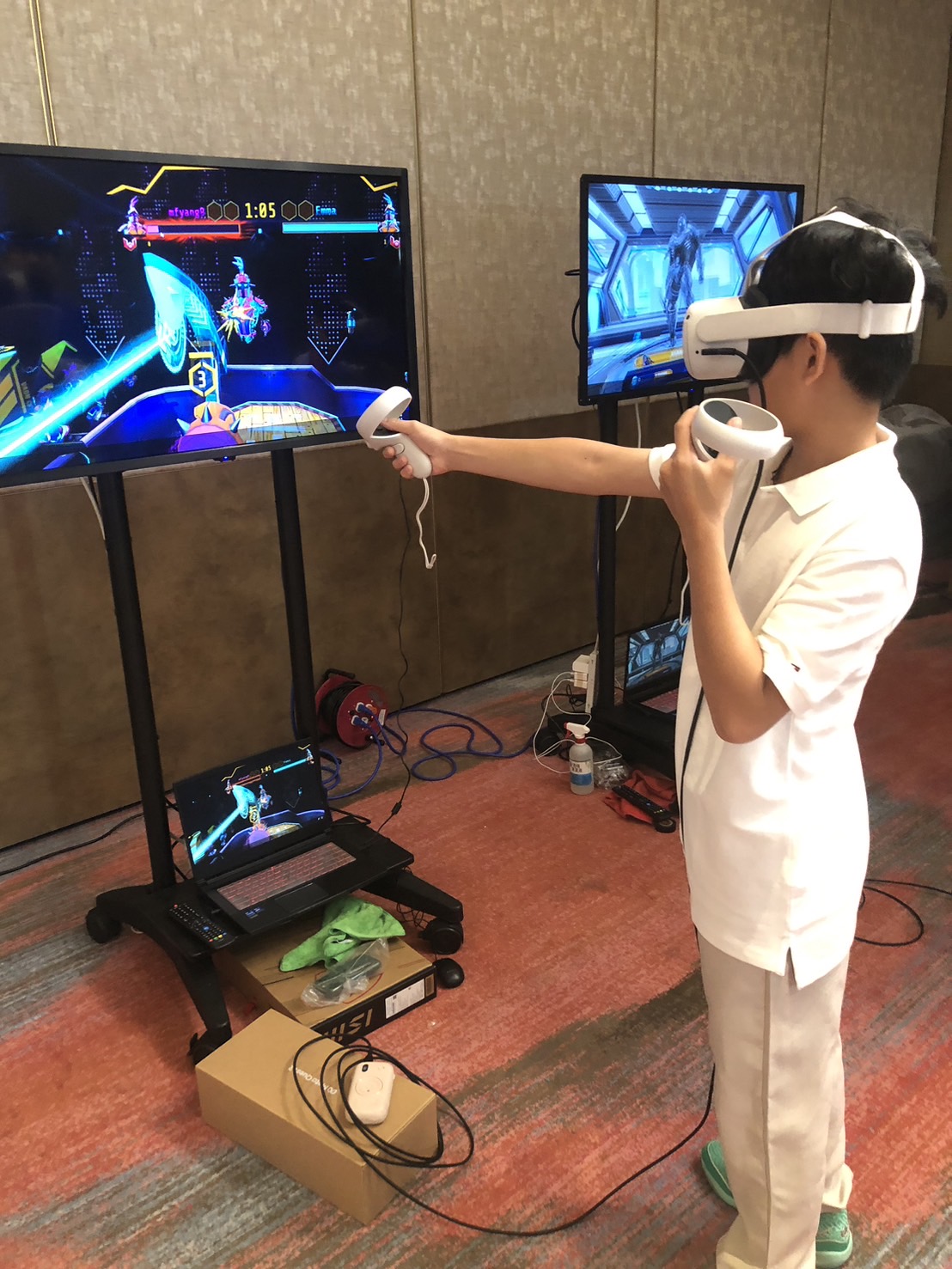 VR出租 Oculus Quest 2 VR 頭戴式裝置 含左右手把:圖片 3